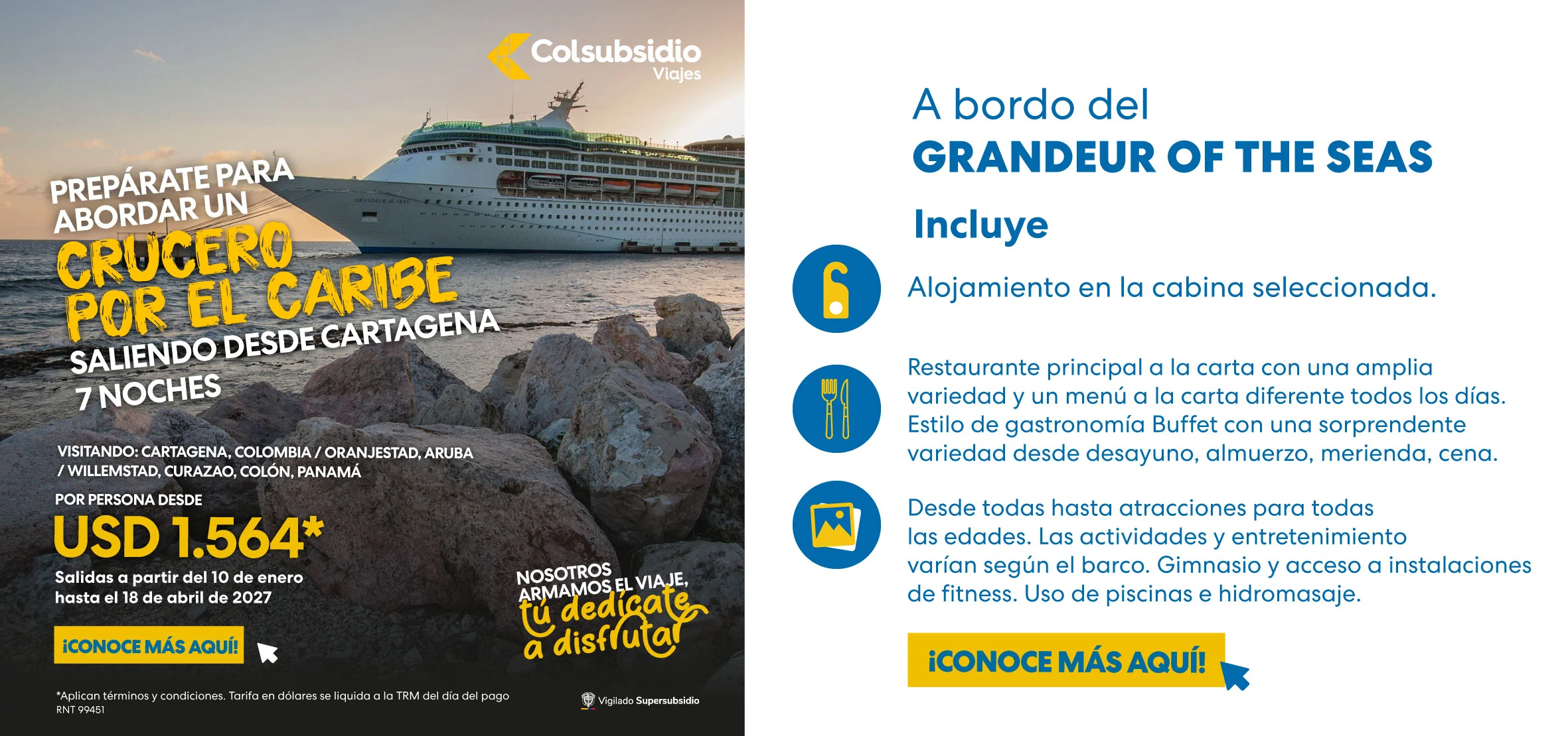Crucero desde Cartagena